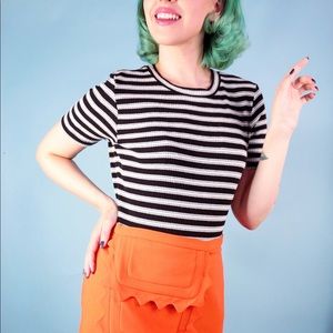 H&M Tops - Striped Ribbed Top H&M Tops - Striped Ribbed Top